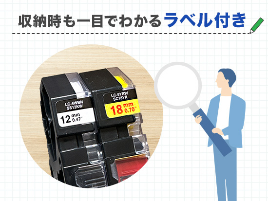 【36mm 赤/白文字】強粘着ラベル キングジム テプラ PRO 用 互換テープカートリッジ /SD36RW