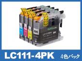 LC111-4PK(4色パック)ブラザー[brother]互換インクカートリッジ