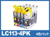 LC113-4PK(4色パック)ブラザー[brother]互換インクカートリッジ