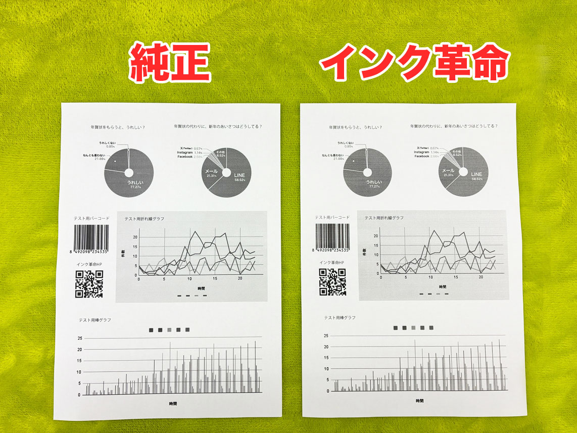 HL-L2460DW　純正トナー　互換トナー　比較
