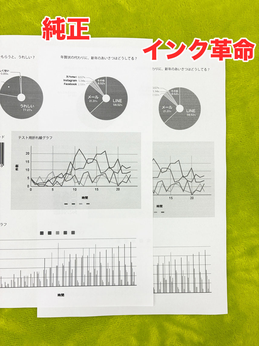 HL-L2460DW　純正トナー　互換トナー　比較　拡大