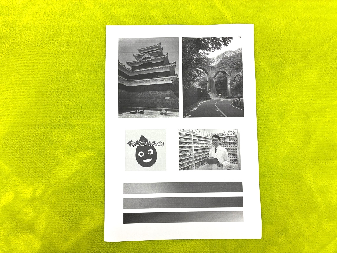 HL-L2460DW　純正トナー　写真　印刷結果