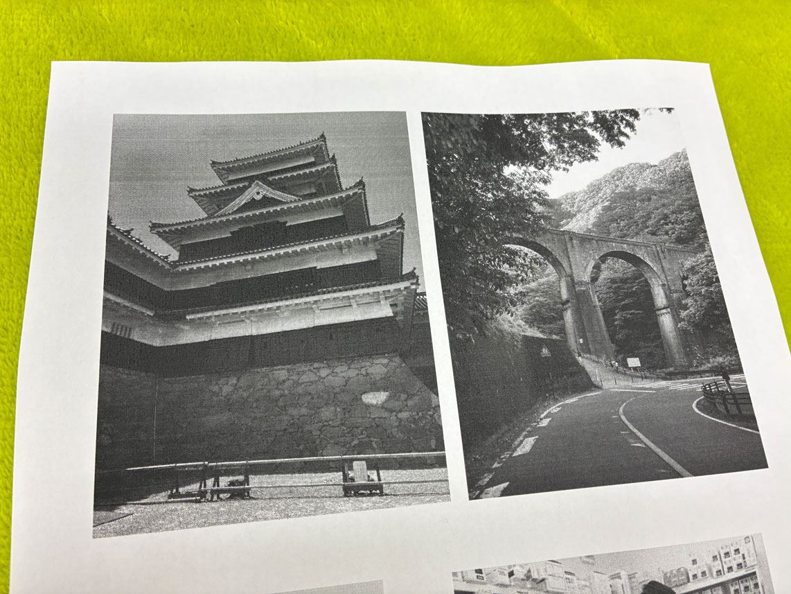 HL-L2460DW　純正トナー　風景写真　印刷結果