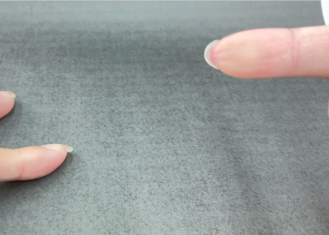 インクジェット 指でこする