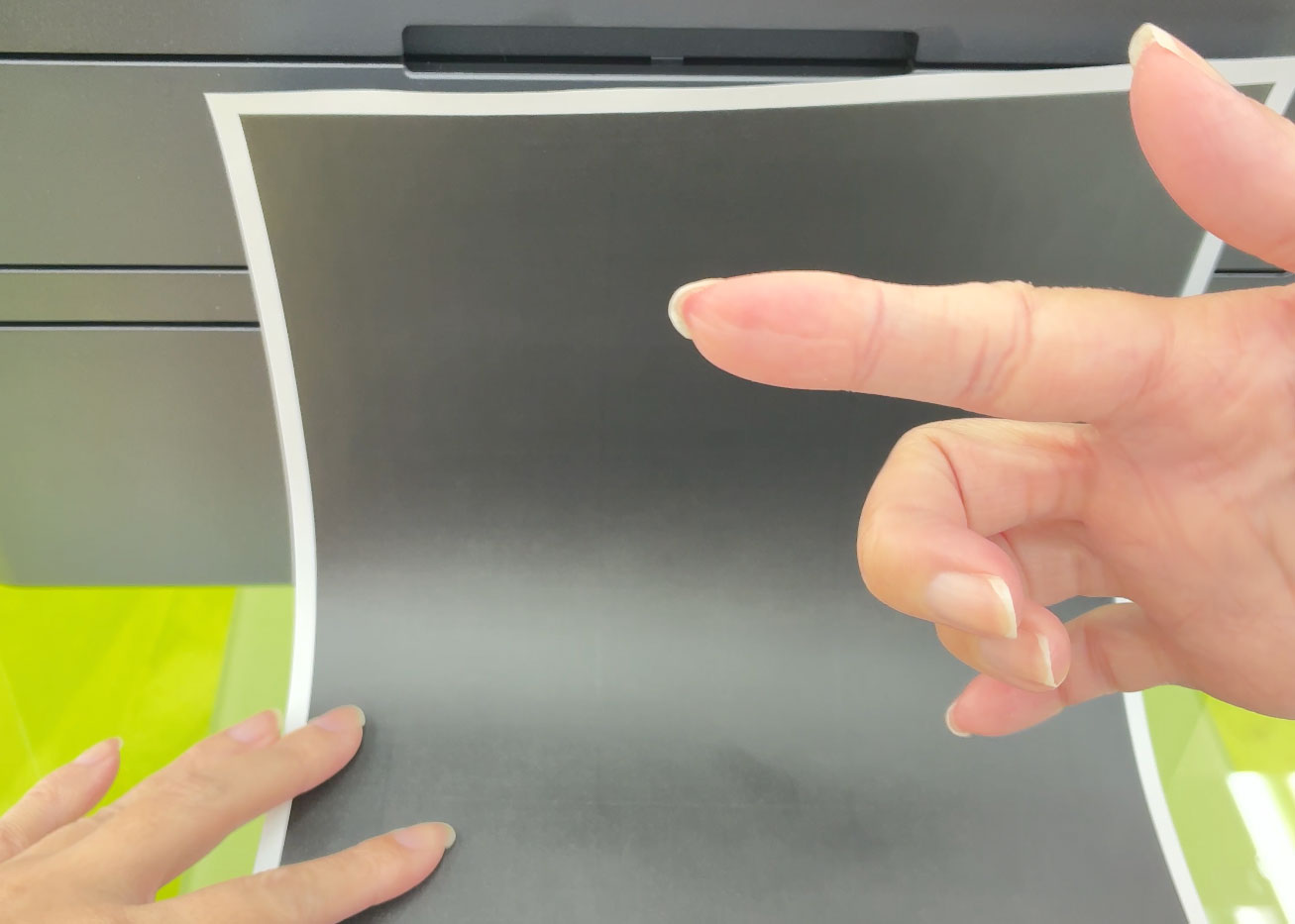 純正トナー 指でこする 結果