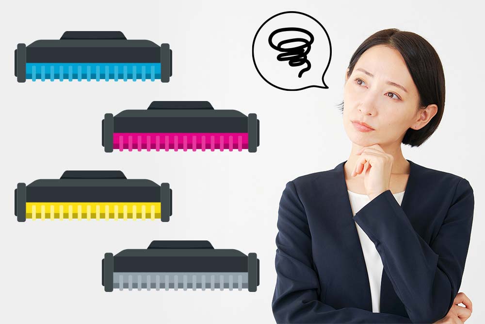 トナーがすぐ無くなることに不満な人の画像