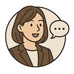 経理担当者のイラスト