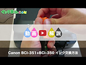 BCI-351XL（BK/C/M/Y/GY）+BCI-350XLPGBK顔料ブラック（6色マルチ